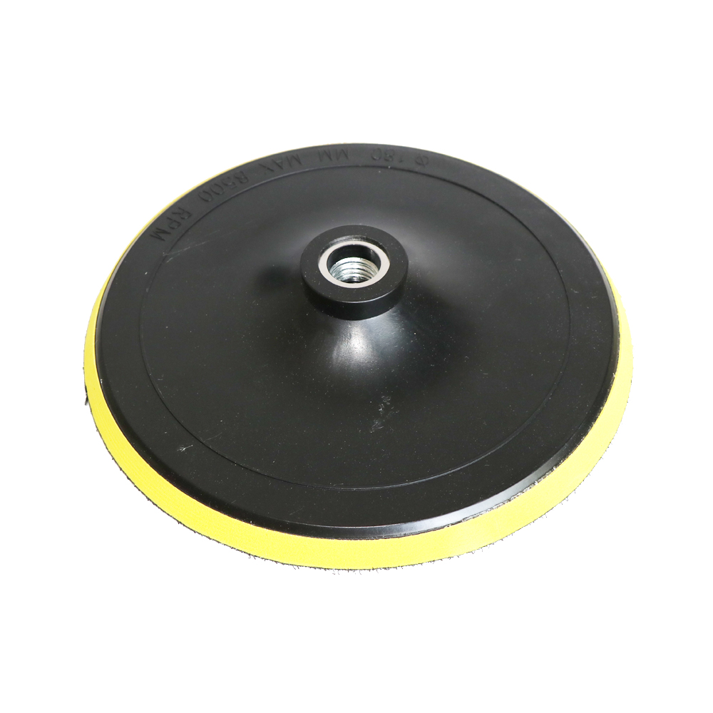 Tampon de support de disque de ponçage, papier de verre auto-adhésif, plaque de support à boucle de crochet, tige adaptée pour ponceuse, meuleuse, perceuse, 3 ", 4", 7 ", 6/5", 125mm, 1 pièce: 600