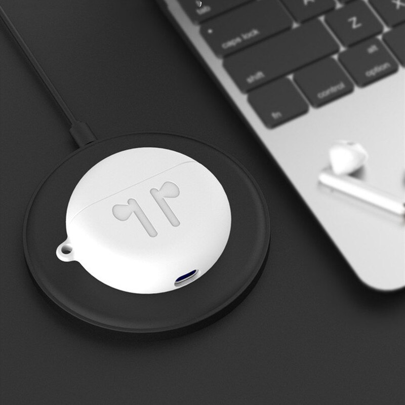 Siliconen Case Voor Huawei Freebuds 3 Headset Case Effen Kleur Draadloze Bluetooth Oortelefoon Beschermhoes Accessoires Met Haak