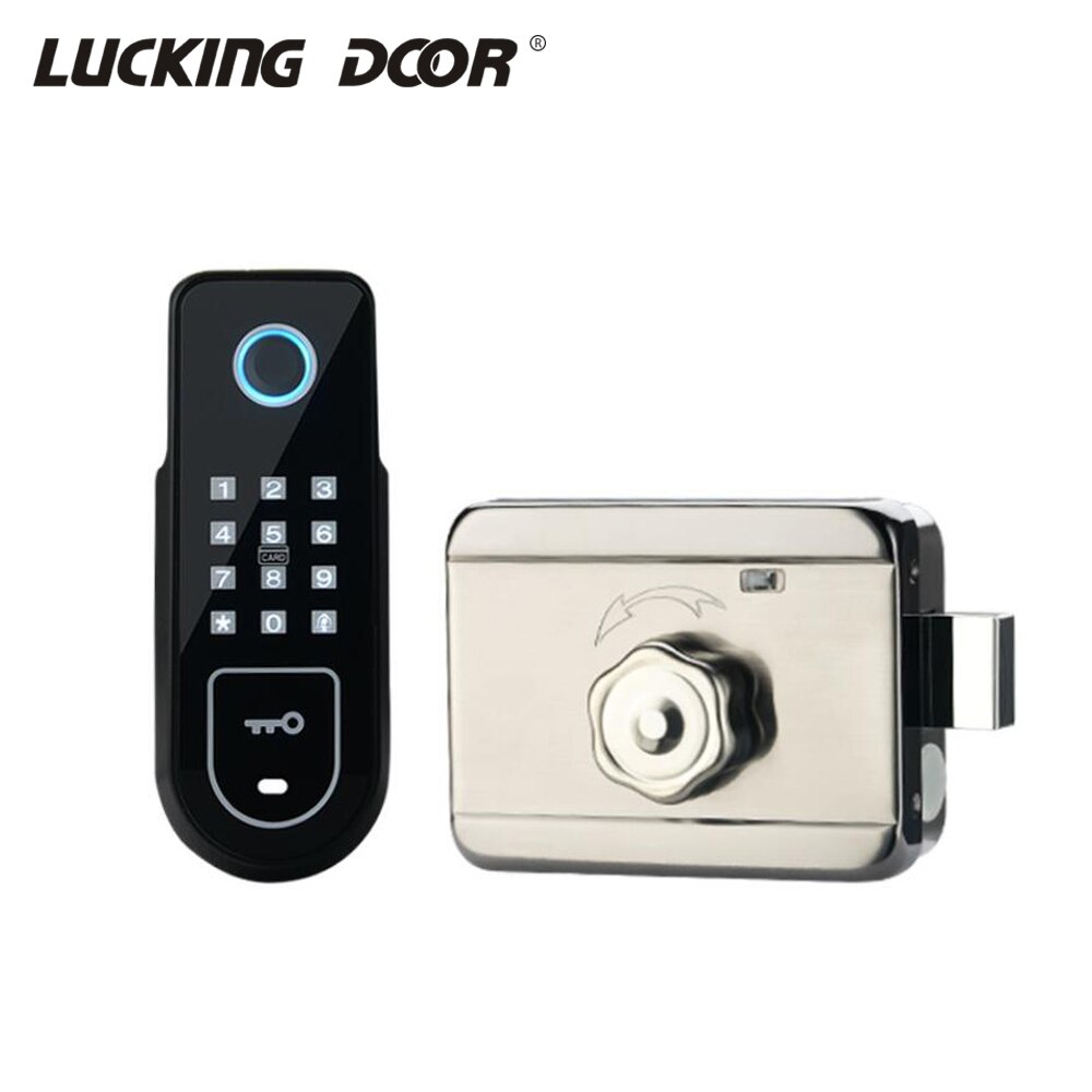 Hide Key Digital Keypad Door Lock Fingerprint Lock Remote Control Lock Keyless Door Lock Easy install 13.56Mhz IC card