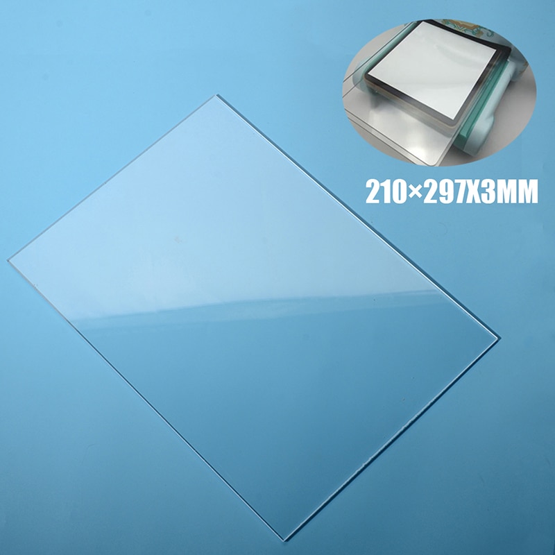 About 210*297*3mm Transparent Acrylic Cutting Plate Embossing Cutting Compatible Plate Pad Mat Board