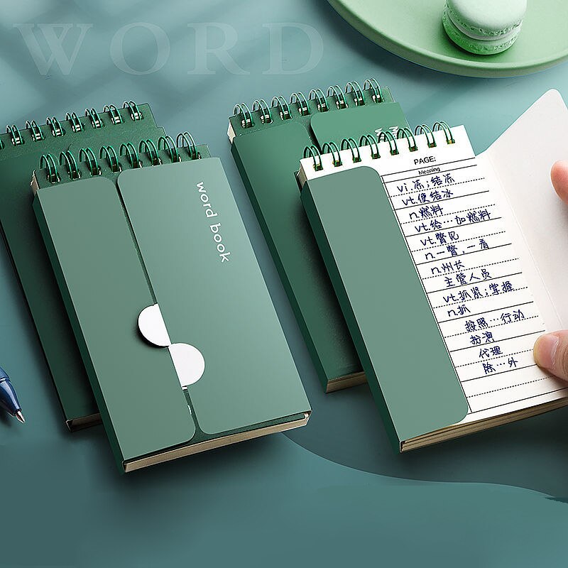 Mini cuaderno de notas con espiral para estudiantes y estudiantes, libreta pequeña portátil para hacer lista, cuaderno de viaje, planificador escolar, 4 Uds.