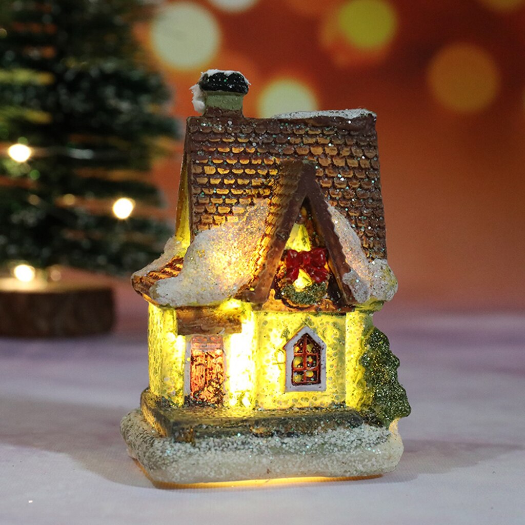 Light Up Kerst Miniatuur Ornamenten Fee Tuin Mooie Miniatuur: Style 4