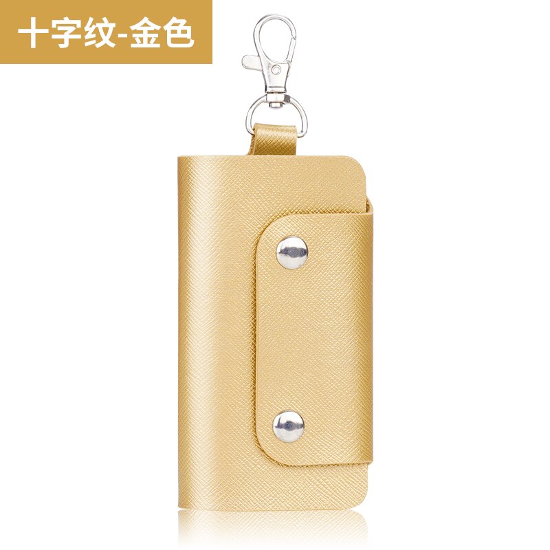 16 kleuren leren sleutelhouders huishoudster houders auto sleutelhanger sleutelhanger autosleutelhoes unisex eenvoudige sleuteltas opbergtas: 15