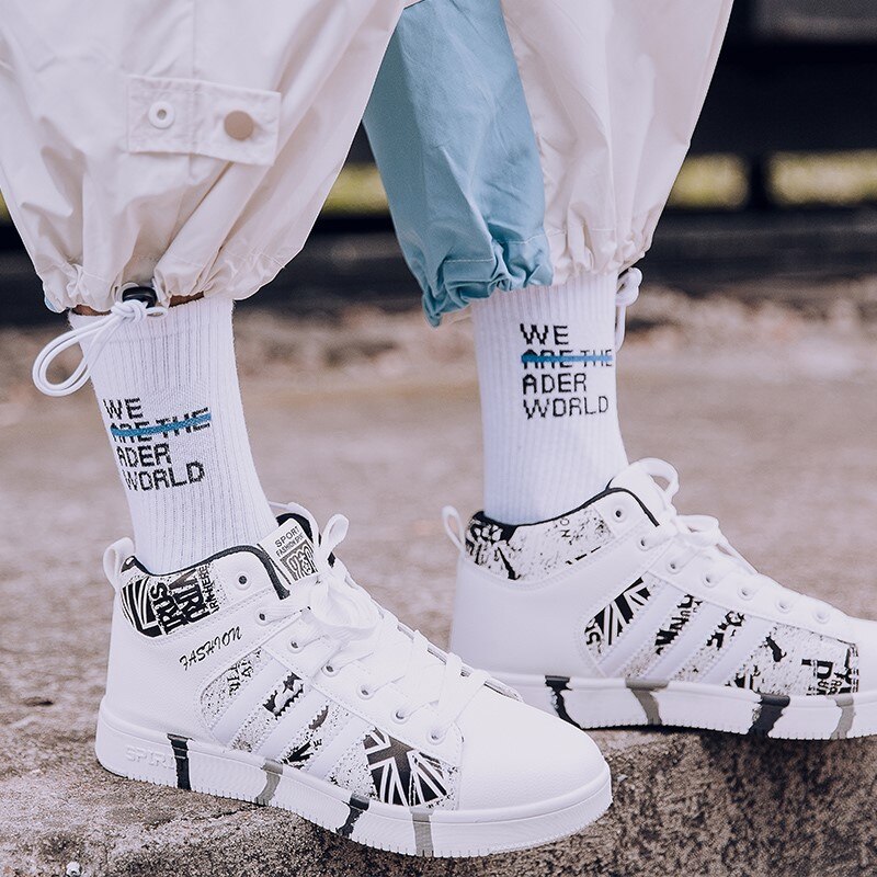 Men Skateboard Socks Funny Socks Ins Harajuku Street Sports Socks Unisex Happy Socks Men Cotton Hip Hop Socks