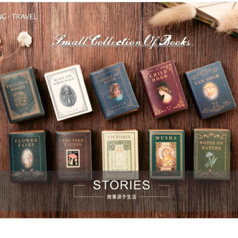 Moking retro library Mini Tag Greeting Cards Postcard Birthday Card retail