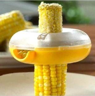 Plastic Donut Een Stap Spiraal Corn Stripper Kerneler Maïskorrels Verwijderen Tool