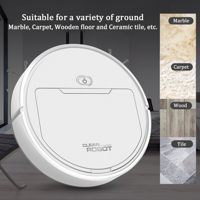 2500Pa Robot Vacuum Cleaner Powerful hand washing for Smart home mopping sweeper Sweep&Suction&Mop 3 in 1 For Hard Floor&Carpet