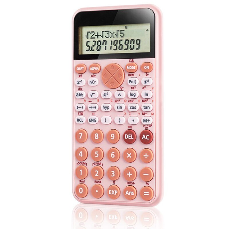Science Function Big Large Sn Calculator 240 Functions Power Fraction Hyperbolic for Students: Default Title