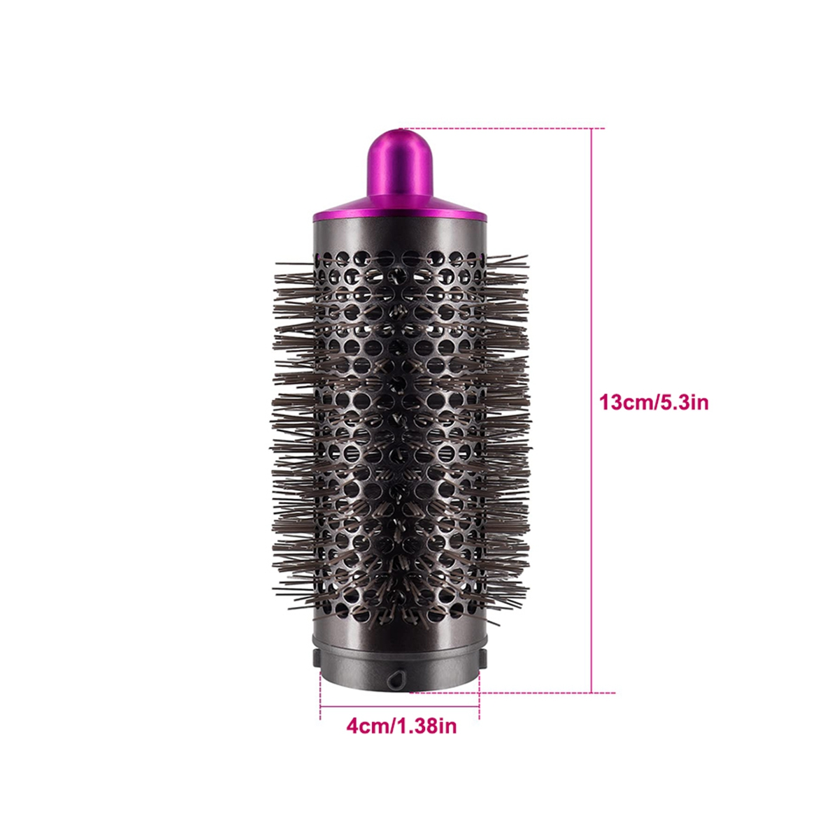 Intervalles Peigne et adaptateur pour Dyson Airwrap Styler, Accessoires pour sèche-cheveux supersonique, Outil pour friser les cheveux, Or et gris
