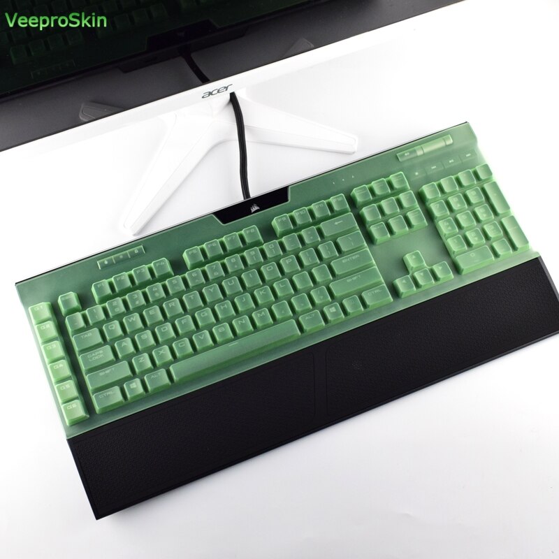Housse de protection en Silicone pour clavier mécanique CORSAIR K95 RGB, film anti-poussière, pour ordinateur de bureau, platine