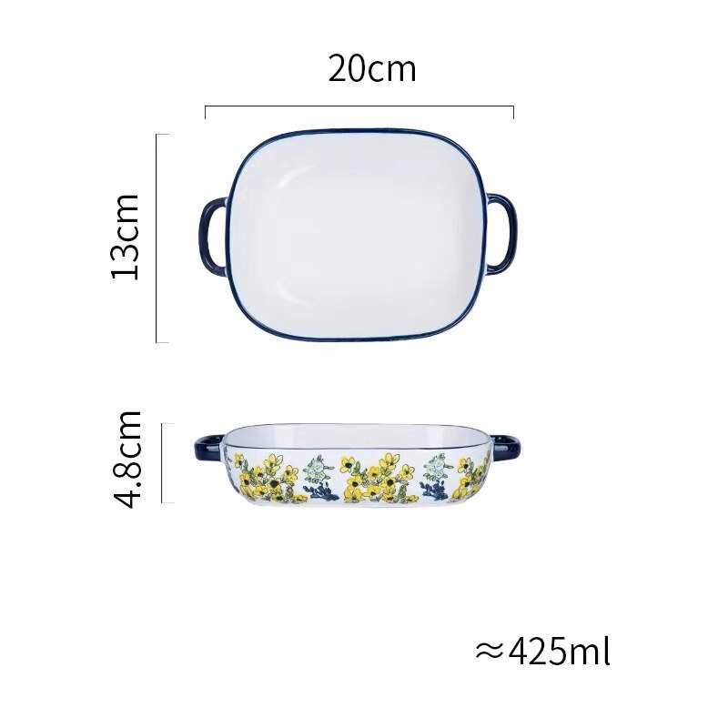 Chinese Porcelain Glazes Ceramic Party Tableware Set Porcelain Breakfast Plates Dishes Noodle Bowl Comal For Decoration: Comal S