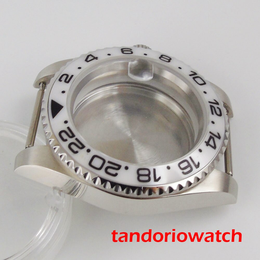 BLIGER men watch case fit NH35 sapphire stainless steel top automatic movement