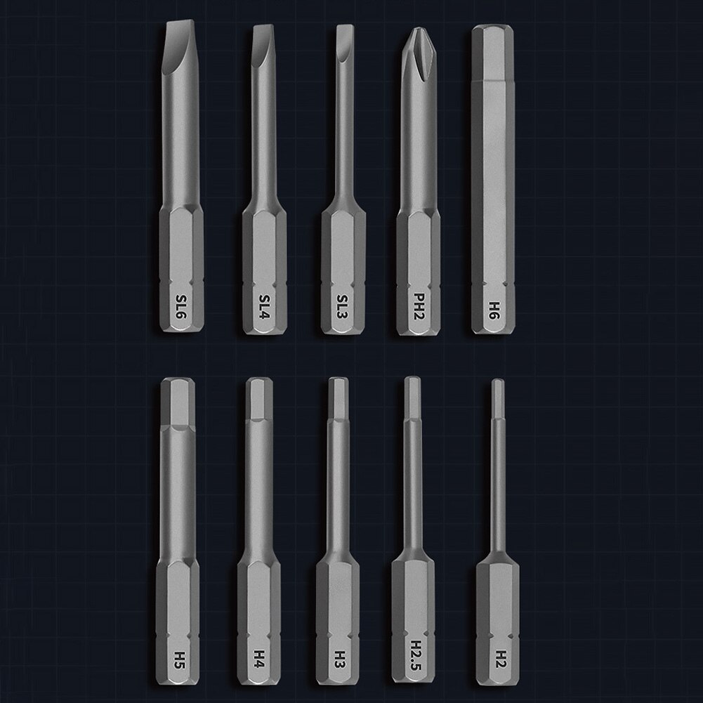 3.6V Mini Electrical Screwdriver Set Smart Cordless Rechargeable Battery Screwdriver with LED Light + 10pcs Screwdriver Bits