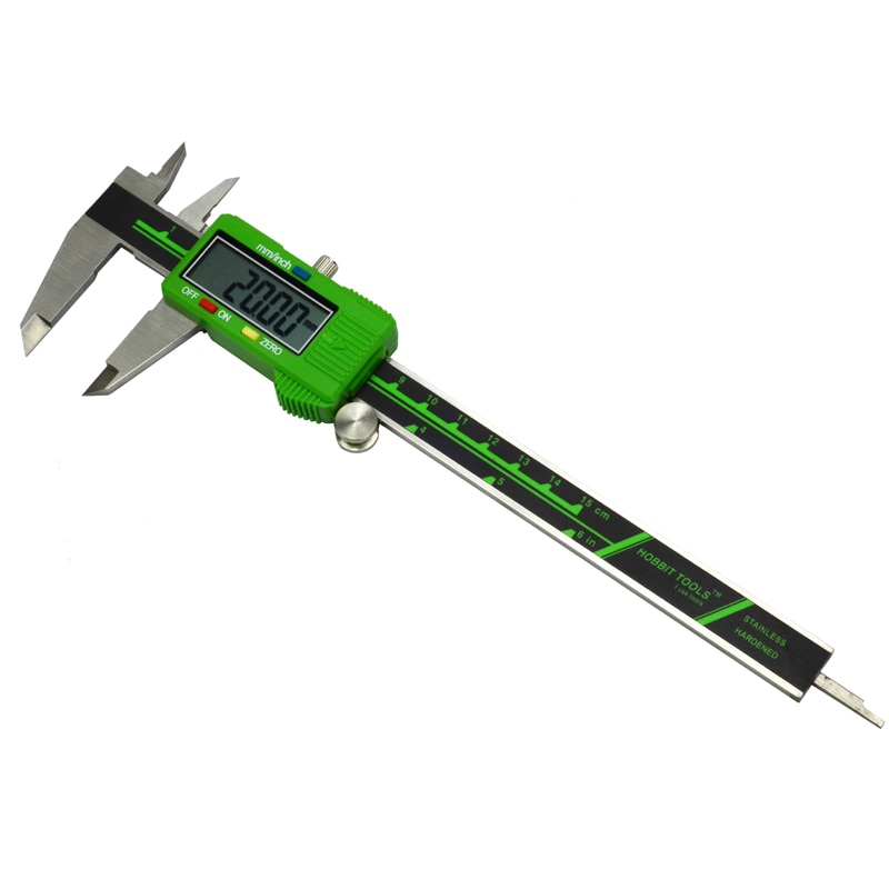 Green color digital caliper 0-150mm 6inch electronic vernier caliper stainless steel digital Schieber caliper guage
