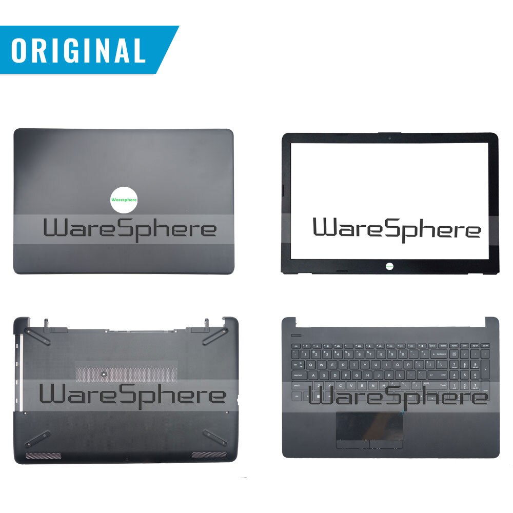 Original para HP 15-BS 15-BR 15-BW 15T-BR 15T-BS 15Z-BW 250 255 G6 LCD Back Cover Plamrest Fondo funda de Base 924907-001