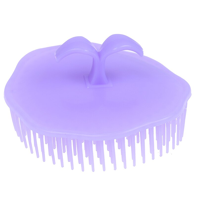 Mini peigne à cheveux rond en forme de brosse à cheveux en plastique enchevêtrement tête cuir chevelu Massage peigne cheveux promouvoir le cercle sanguin confortable à utiliser