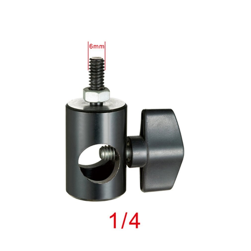 Suporte universal durável do suporte da luz do parafuso do adaptador da linha do metal speedlite com adaptador do giro da montagem do parafuso