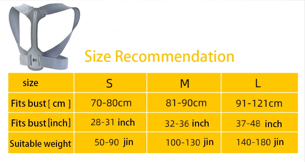 Terug Orthese Verstelbare Mannelijke En Vrouwelijke Terug Schouder Wervelkolom Ondersteuning Houding Trainer, Die Kan Helpen Verlichten Rugpijn