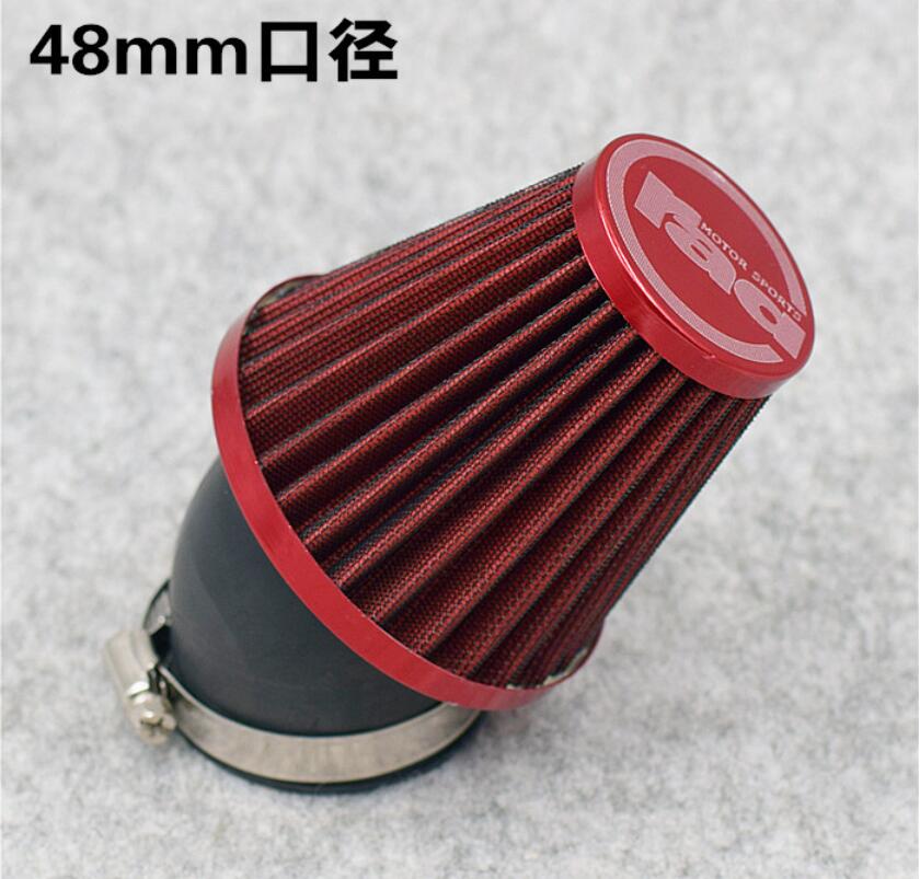 48mm luftfilter til  gy6 knallert scooter atv snavs cykel motorcykel