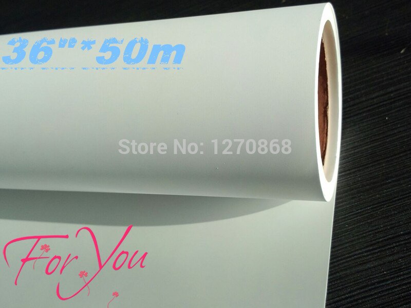 GSM 36 "* 50 m rollo de papel sintético pp no resistente al agua para superficie mate al por mayor