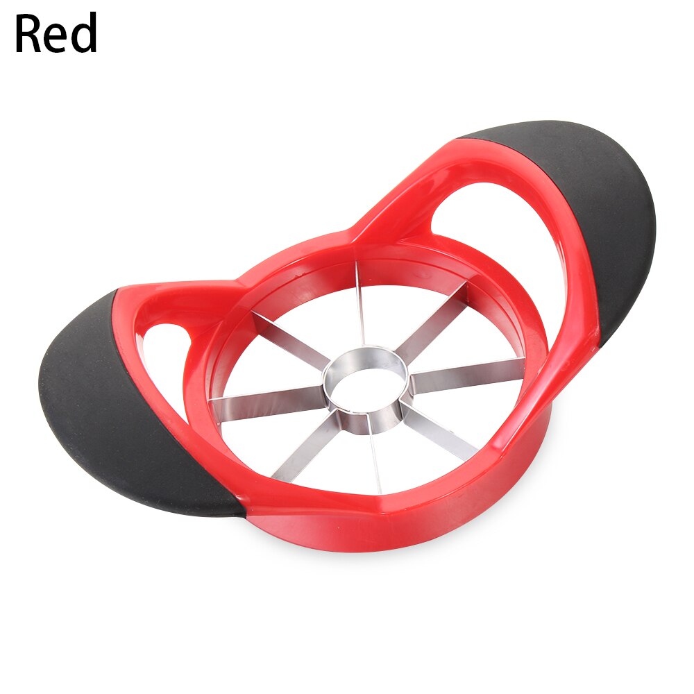 8/12- bladige roestvrijstalen appelboor, dunschiller, fruit- en groentegereedschap, appelsnijder, perensnijder, fruitrasp, keukengadgets: 8- bladen rood