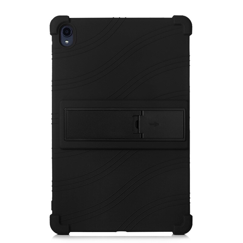 Wytrzymały wodoodporny silikonowy futerał ochronny robić telefonu Nokia T20 10.4-calowy pokrowiec ochronny na tablet odporny na upadek: Czarny