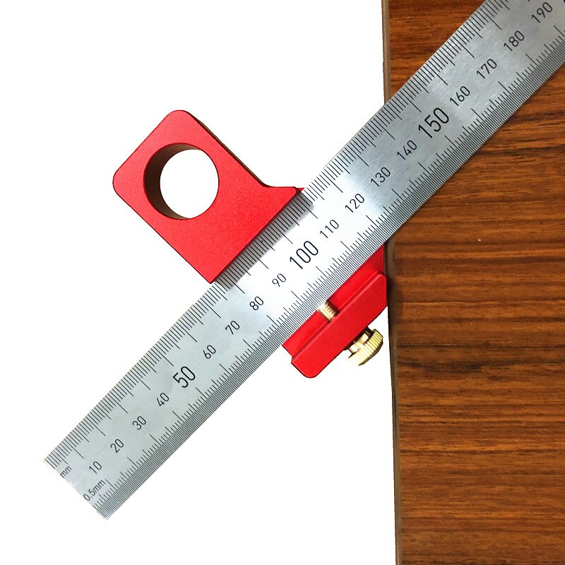 Traçage d&#39;angle pour menuiserie, règle sur bois, localisateur de localisation, règle en acier, jauge de bloc, outils pour le travail du bois