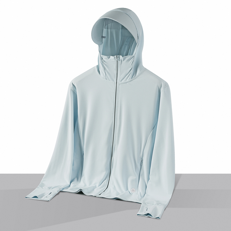 Sommer tynd par sport fritid solcreme tøj komfortabel issilke åndbar udendørs uv-beskyttelse frakke: 4xl / Beige
