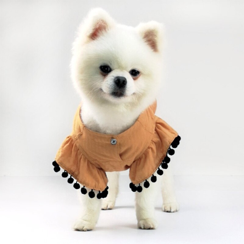 Mexicansk kappe chihuahua sommer cool t-shirt hundetøj til små hunde yorkshire hvalp mops åndbart kostume xs-xxl