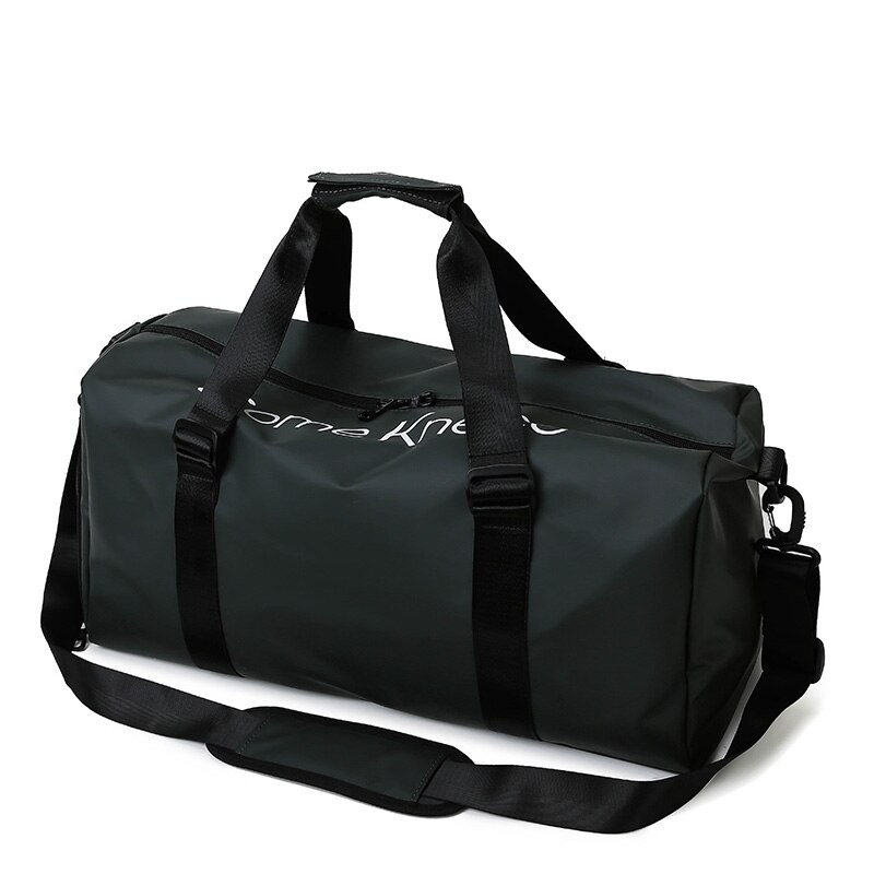 Alta qualidade à prova dwaterproof água oxford esporte ginásio saco dos homens weekender duffle saco de bagagem durante a noite sacos de sapato para viagens unisex novo 2020: Green