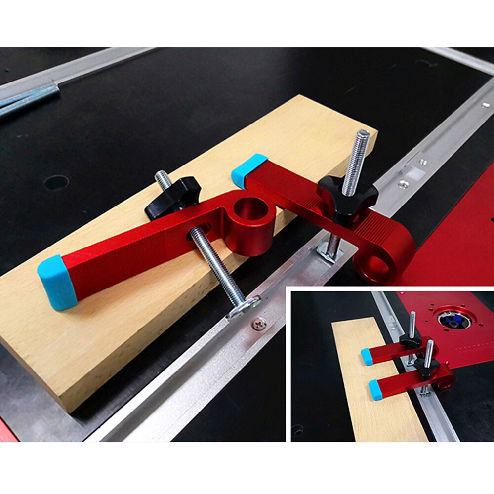 T Track Hold Down Clamps Universal Clamping Blocks Platen Miter Track Clamping Blocks M8 T-Bolt Kit