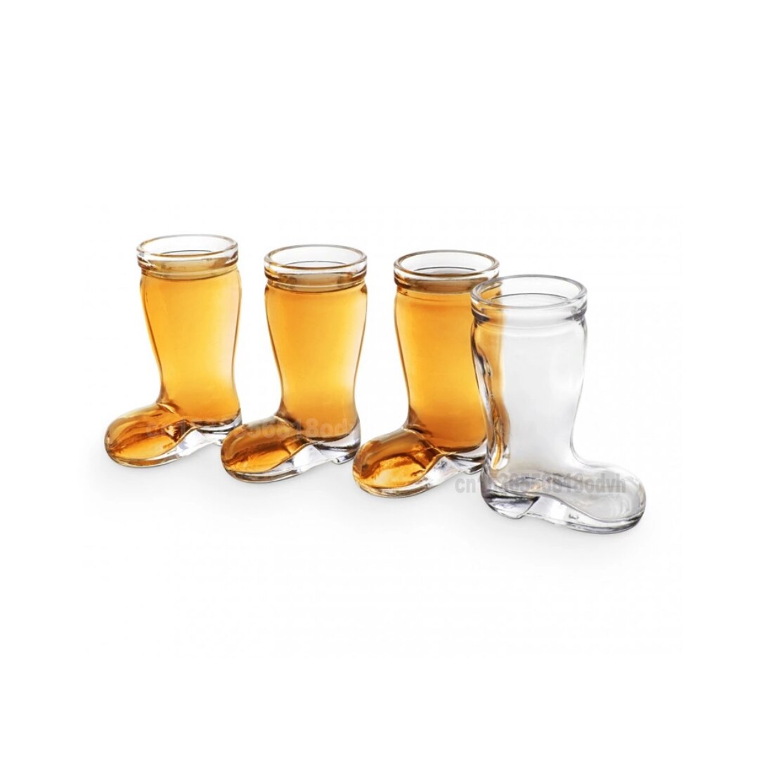 Vaso de cerveza con forma de botas creativas, vaso transparente de cerveza de tiro, vaso de jugo de caramelo KTV, vaso de cerveza especial lindo