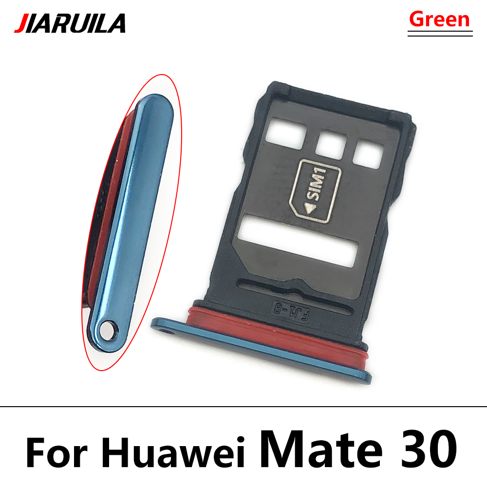 Ranura para tarjeta SIM, adaptador de soporte de bandeja SD para Xiaomi Pocophone POCO F2 Pro / Poco F3: Mate 30 Green