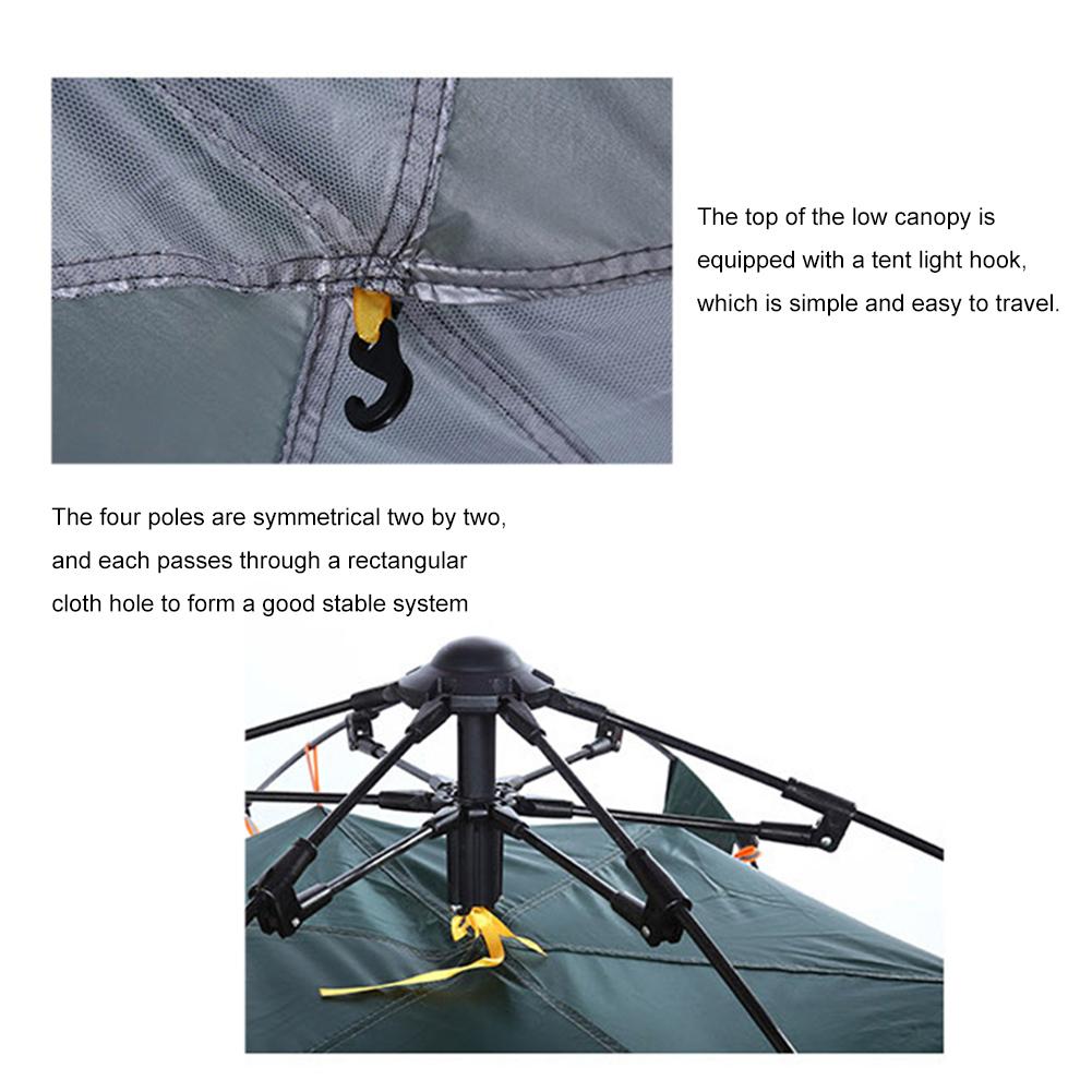 Camping Tent Waterproof 2 Person Easy Setup Tent For Outdoor Hiking Climbing Travel Utomatic Tent