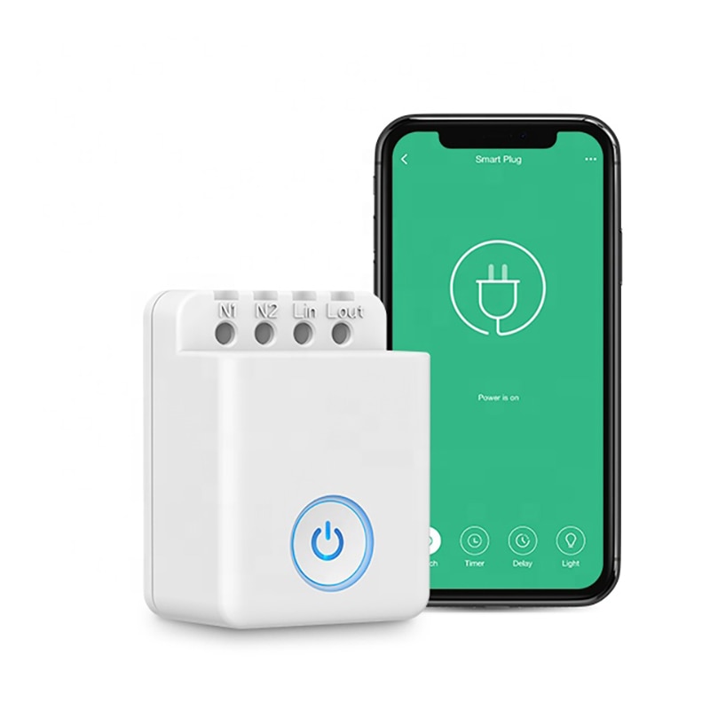 BroadLink, BestCon MCB1, enchufe inalámbrico inteligente con Wifi, minicontrolador remoto, módulo DIY para Smart HOME, Control por voz de Google, Alexa