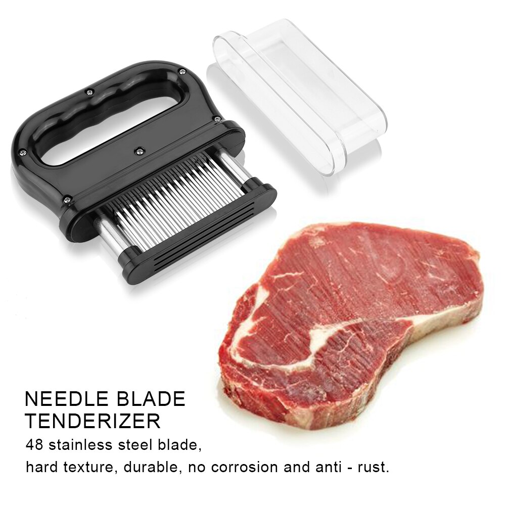 48 Blades Needle Meat Tenderizer Stainless Steel Knife Meat Beaf Steak