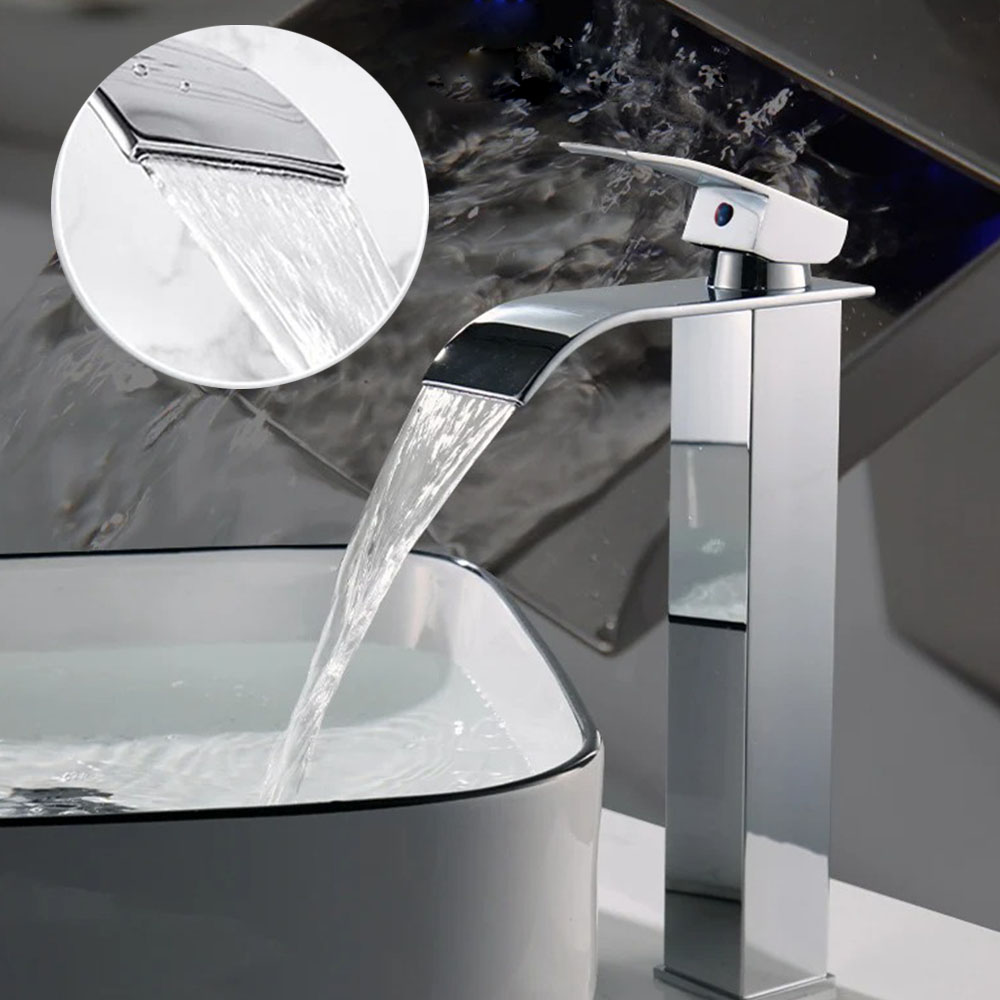 Wastafelkranen Zwart Huishouden Warm En Koud Water Waterval Gebogen Mond Drakenkop Keuken Badkamer Wastafel Tapware