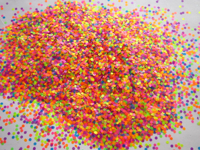 mischen Neon- Farben Lösungsmittel beständig Hexagon bilden funkeln Pailletten, Pailletten für Nagel Kunst dekoration G506