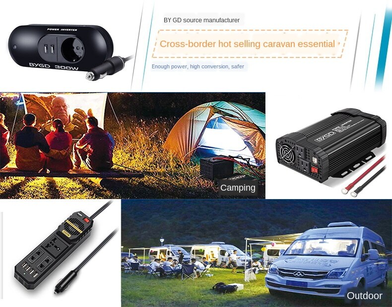 200W Mini Car Inverter 12V to 220V Product