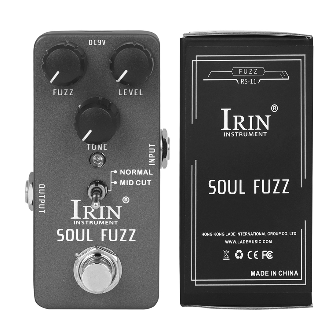 Pedal de efectos de guitarra eléctrica serie RS, piezas de Pedal de guitarra de aleación de aluminio Dyna Comp/BBD Flanger/TALENT OCTAVE/GOLDEN FUZZ: Negro