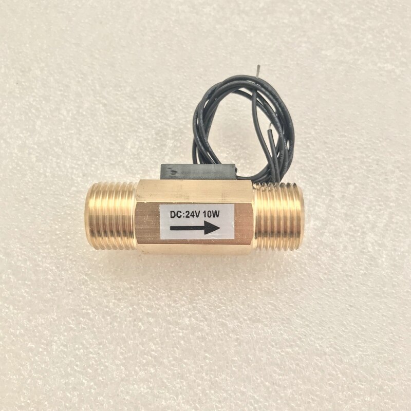 USG-FS21TA Flow Sensor Switch Reed Switch Brass Gravity Sensor Switch 1.5-12L/min DC24V 10W 2 wire Saier Sensor iSentrol