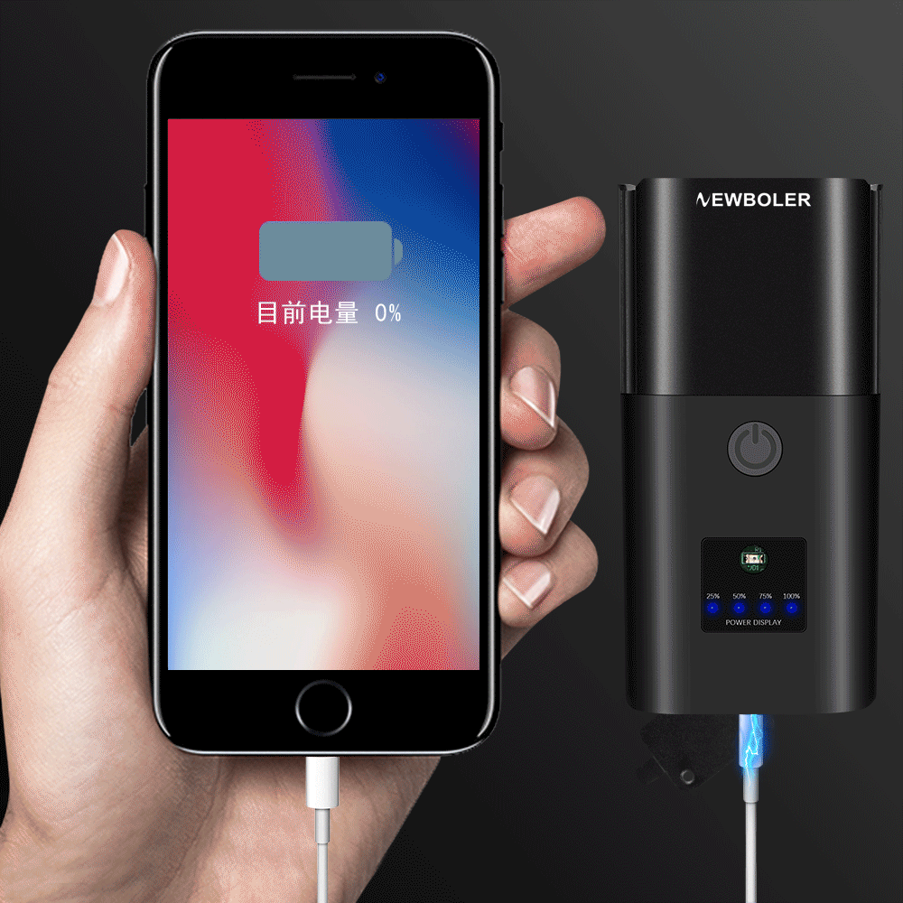 Cykellygte 1000 lumen 4000 mah cykelforlygte powerbank lommelygte styr usb-opladning mtb landevejscykling højdepunkt