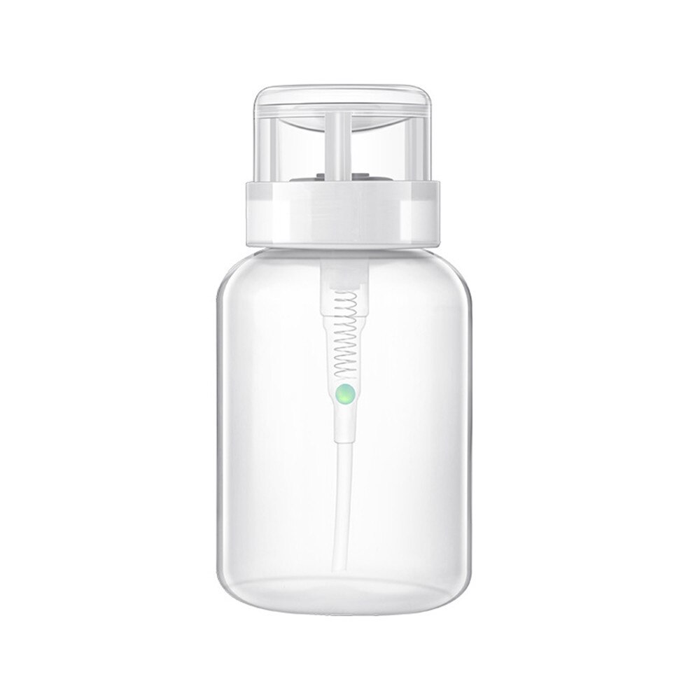 200ml Empty Storage Refillable Bottle Plastic Nail Polish Remover Hand Wash Soap Dispenser Pump Bottle Fluid Organizer: 02 200ml