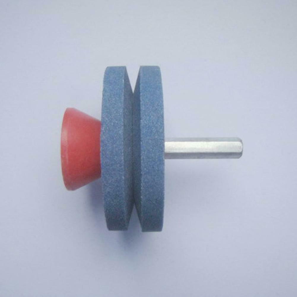 Lawnmower Rotary Blade Garden Tool Sharpener Rotary Drill Blade Sharpener Lawn Mower Grinding Rotary Abrasive Wheel Drill Tool