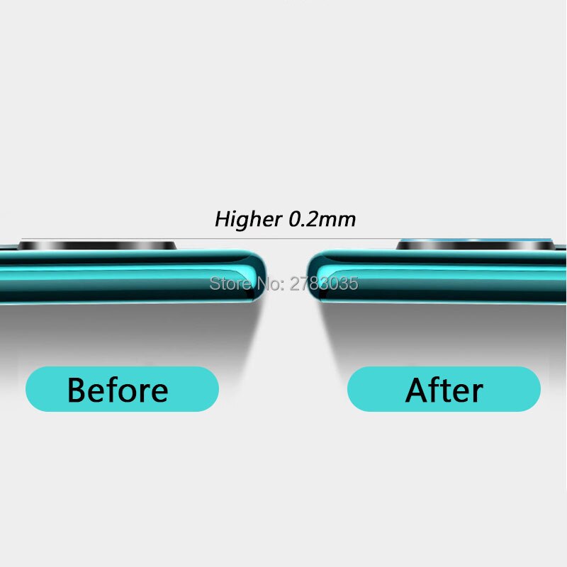 Ultraheldere, slanke beschermfolie voor de achterkant van de cameralens van de samsung galaxy tab  a8. deze beschermfolie is 10.5 van zacht gehard glas.