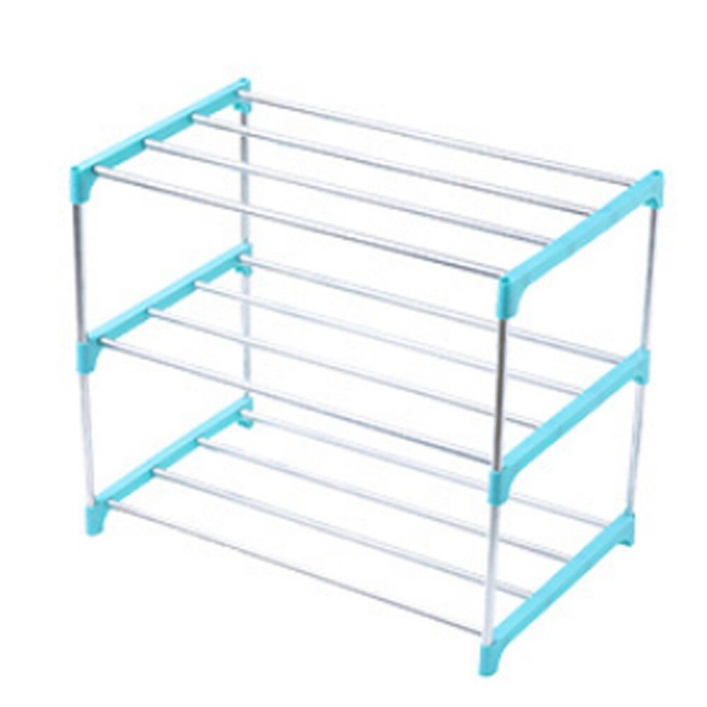 Eenvoudige Multi Layer Schoenenrek Rvs Monteren Opslag Plank Schoenenkast