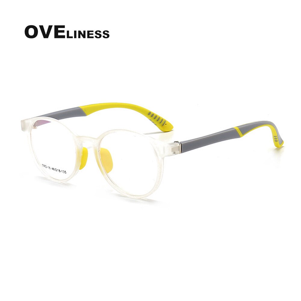 Ultralette fleksible bløde børn ramme dreng pige børn optiske brille ramme briller til syn briller lunettes de vue enfant: Klar