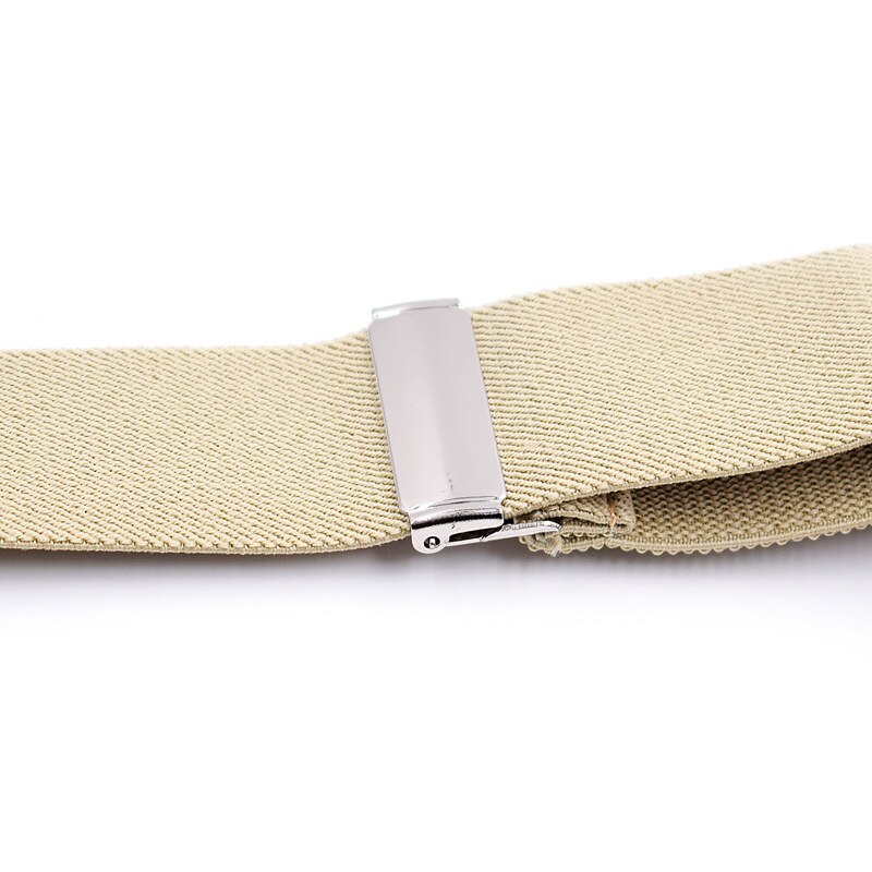 Mænd seler knapper seler herre seler unisex sort læder seler y-back ligas tirantes 3.5*120cm 6 farver