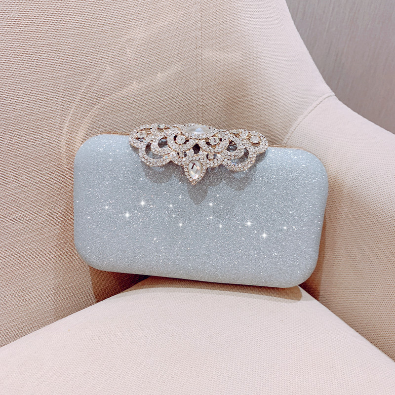 Solid Lovertjes Avondtassen Vrouwen Lederen Glitter Hard-Oppervlak Clutch Bags Dames Party Bruiloft Koppelingen Elegante Pouch