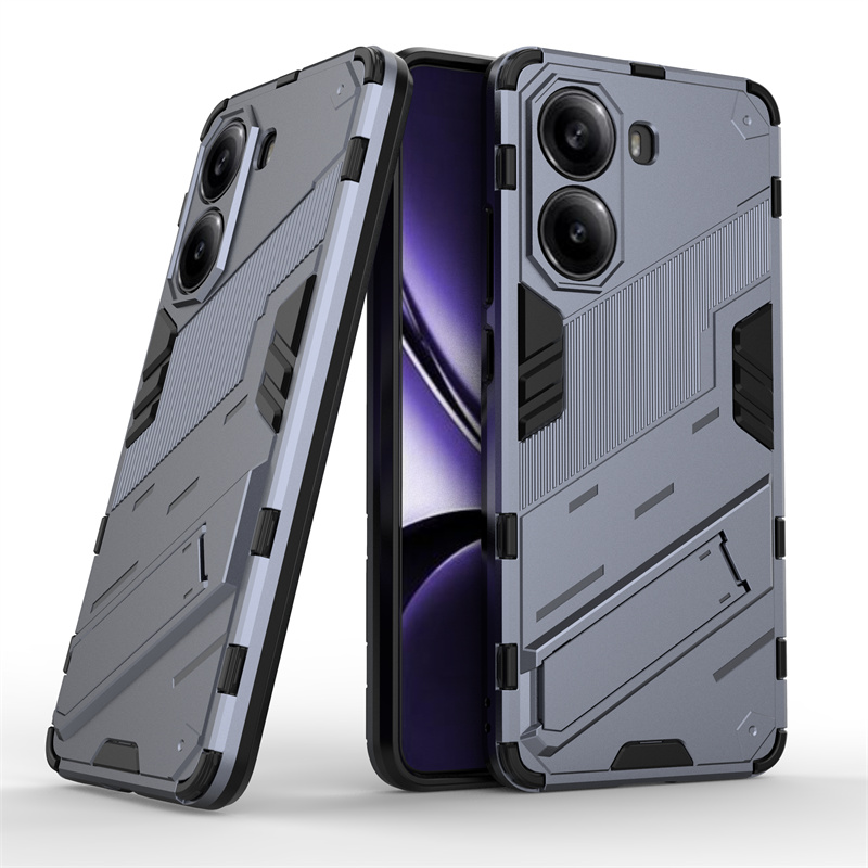 For Xiaomi Poco X7 Pro 5G Case Magnetic Armor Shockproof Phone Cases for Pocophone Pocco X7Pro X 7 Pro 5G Kickstand Back Cover: Blauw